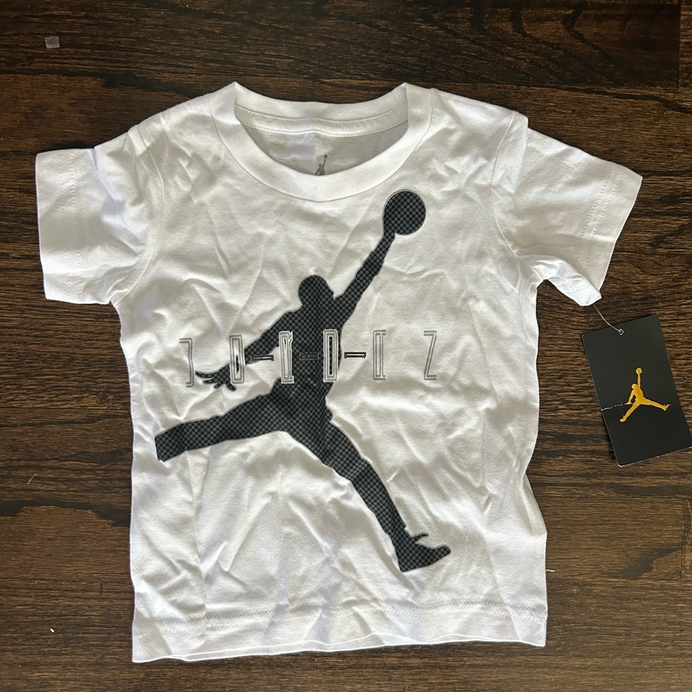 2T White Jordan T-Shirt